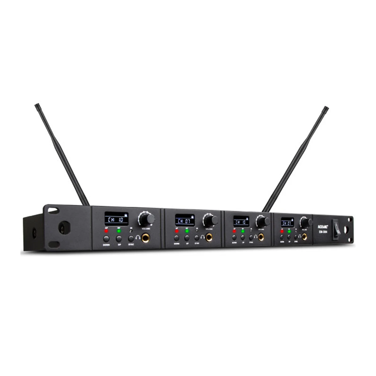 Wireless In-Ear Monitor System 4 Channel Acemic EM-D04 Wireless In Ear Monitor