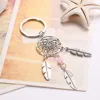 Dreamcatcher Metal Feather Dream Catcher Key Chain Keyring Women Vintage Charm Fashion Bohemian Indian Style Keychain New 3