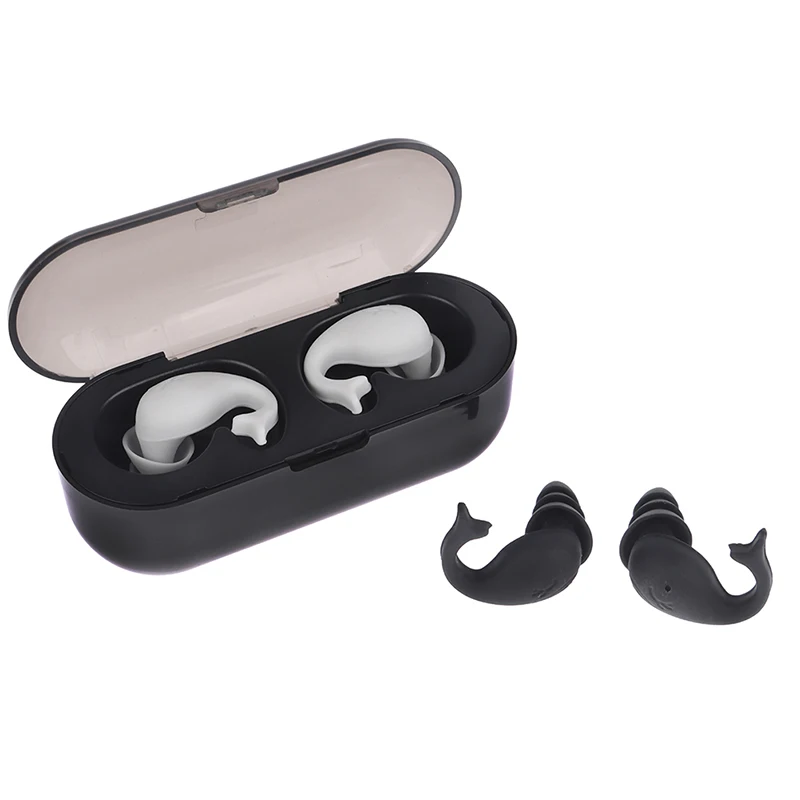 2PCS Soft Silicone Earplugs Noise Reduction Ear Plugs for Travel Study Sleep Waterproof Hear Safety Anti-noise Ear Protector 6