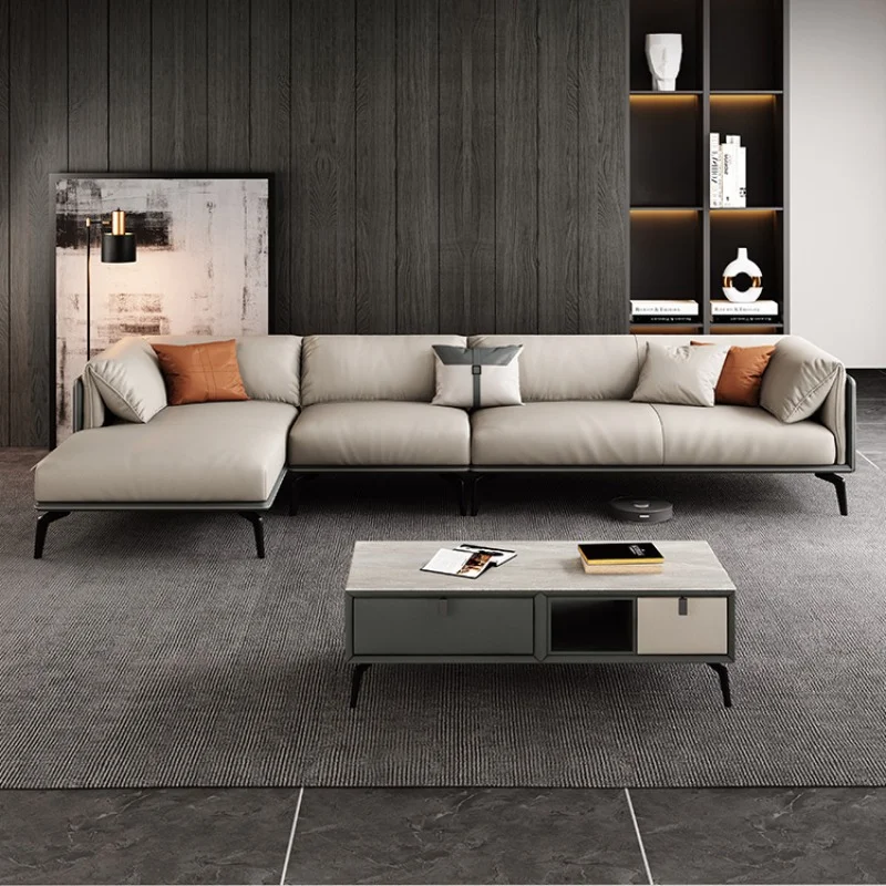 

Floor Sectional Living Room Sofas Lazy Nordic Luxury Modular Living Room Sofas Modern L Shape Canape Salon Home Furniture SR50LS