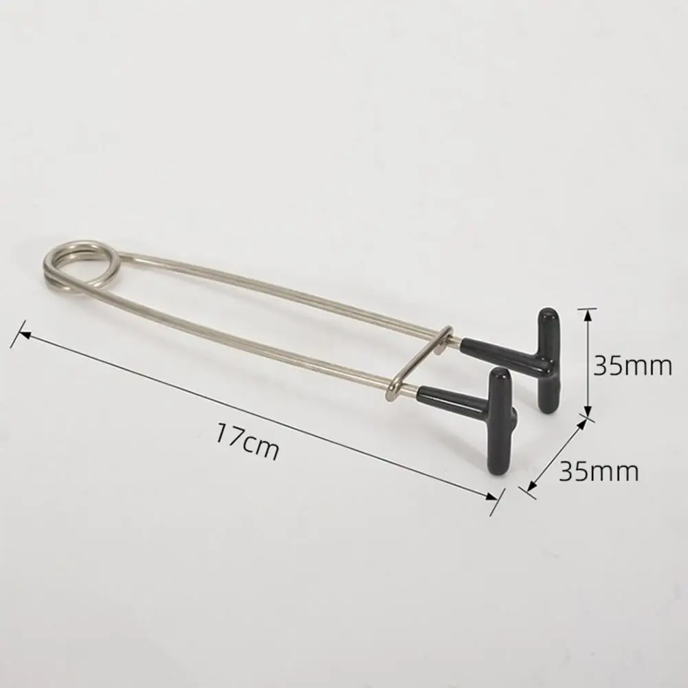 

Convenient Stainless Steel with Lock Hook Long Service Life Practical Fish Mouth Opener Fish Mouth Spreader Non-slip