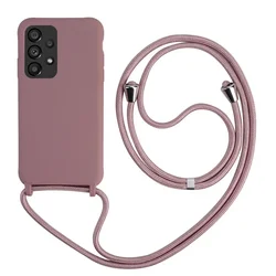 Universal Lanyard Case with Soft Cover - Samsung S21 (Brown)