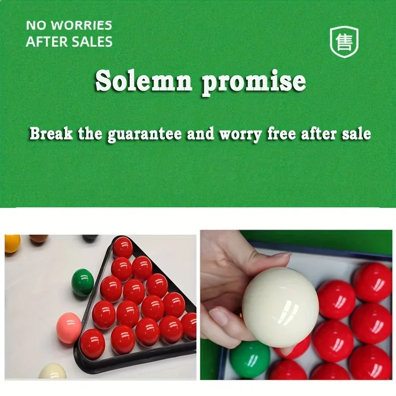 Snooker and billiards set, Chinese 107 snooker, 57.2mm diameter large ball, American crystal ball, billiards supplies
