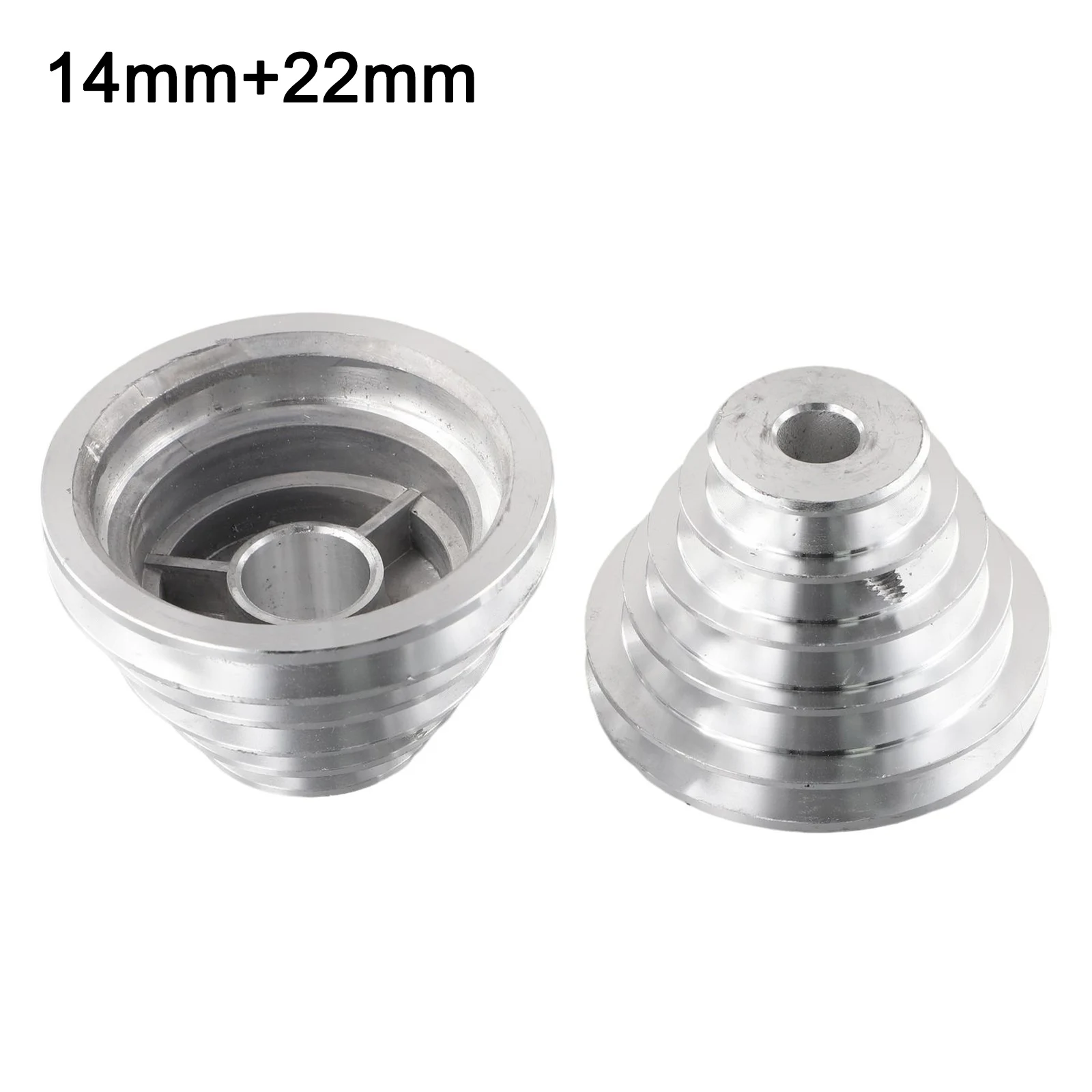 14mm 22mm Pagoda Pulley Wheel Aluminum Transmission Wheel Timing Belt Pulley For Benchtop Drill Press For V-shaped Timing Belt