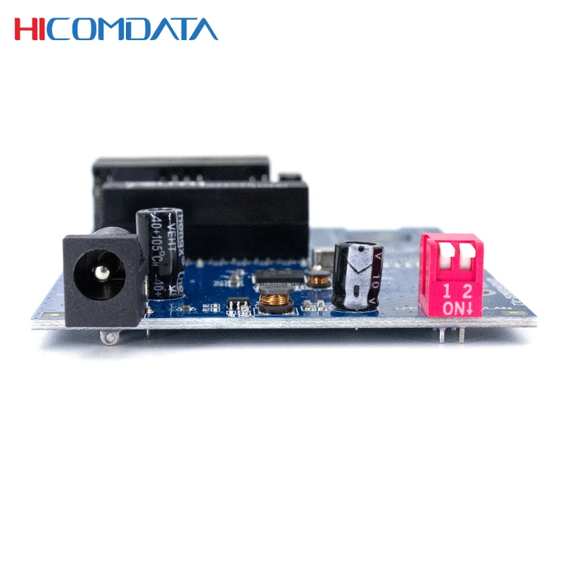 HICOMDATA 1000M Fiber Optic Converter Gigabit 2 Rj45 1 Sfp Bidi 20km Sc Port Optical Network Media Transciever PCBA
