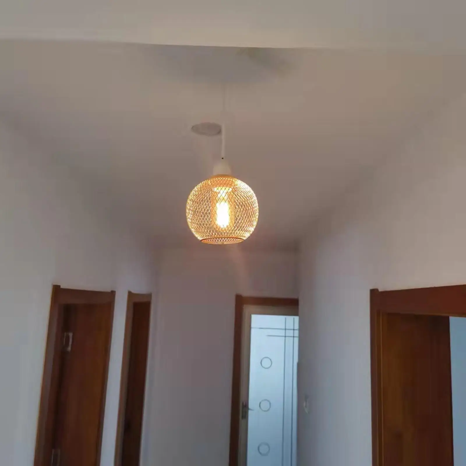 Mesh Hollow Spherical Lampshade Pendant Bedroom Home Hotel Lights Exquisite Even Effect Lamp Shade Classic Iron Round Lampshade