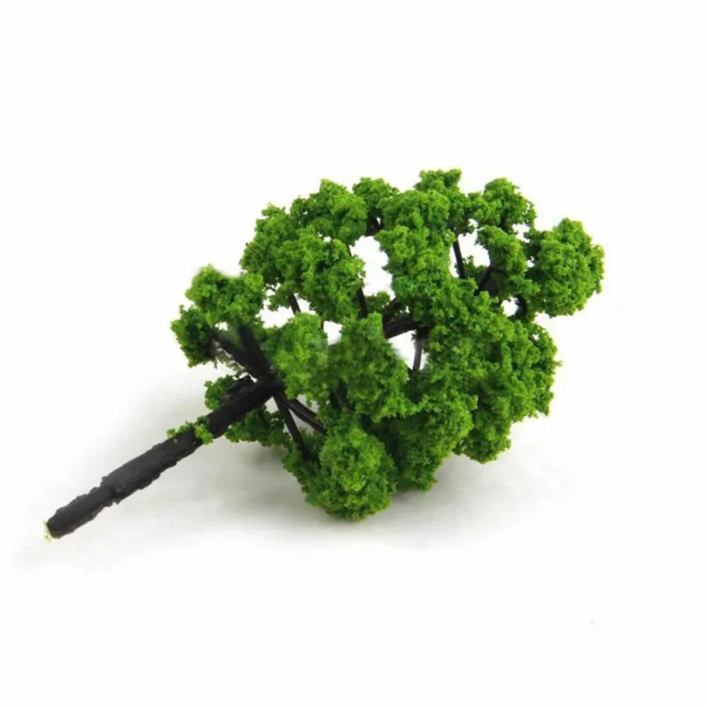 20Pcs Model Trees Train Railroad Micro Landscape Layout Diorama Scale Tree 7cm Decorate Building Model Roadway For Gift Set 6