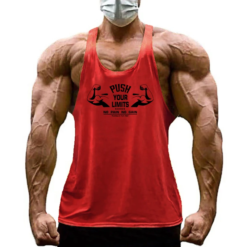 WAZZAP Homme NO Pain NO Gain Musculation Débardeurs Gym