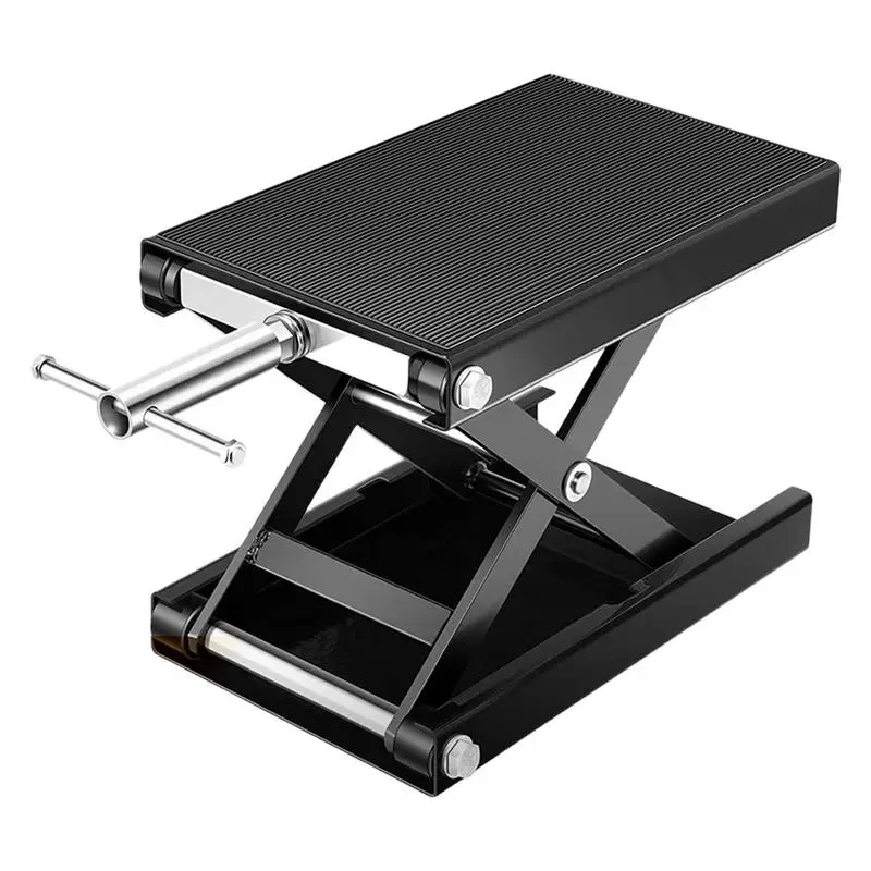 

Подъемный стол для мотоцикла 1100 фунтов, Тяжелый гидравлический подъемник, подставка для велосипеда, подъемный центральный домкрат, регулируемая подъемная стойка для ремонта