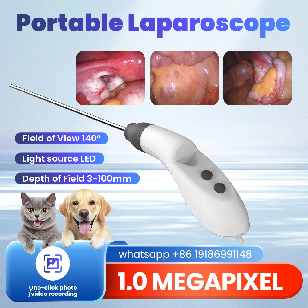 Veterinary Laparoscopic Endoscope Portable Multi-function Flexible Urology Endos
