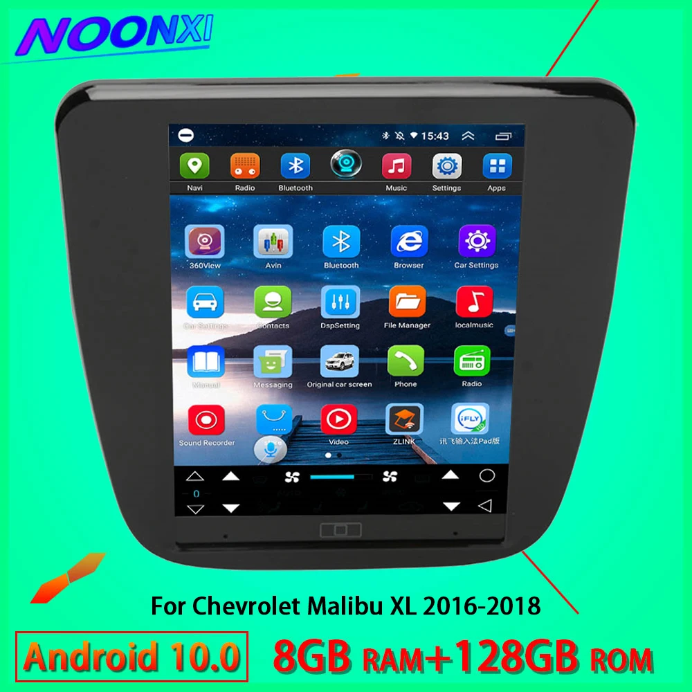 

Car Bluetooth Radio Wireless Carplay 8G+128GB 2Din Android 10 Video Players Audio GPS DVD For Chevrolet Malibu XL 2016 2017 2018