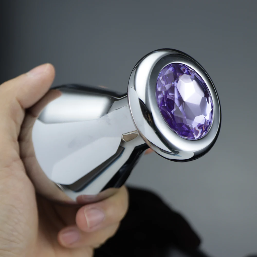 Plug anale in acciaio inox con sfere anali per massaggio_voghion.com