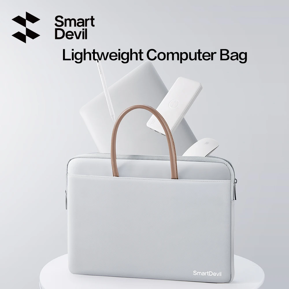 SmartDeviL Laptop Bolsa Bolsa para Computadores de 14 Polegadas Apple Huawei Lenovo Slim Computador pacote Slim e Elegante Simples 14 Polegadas