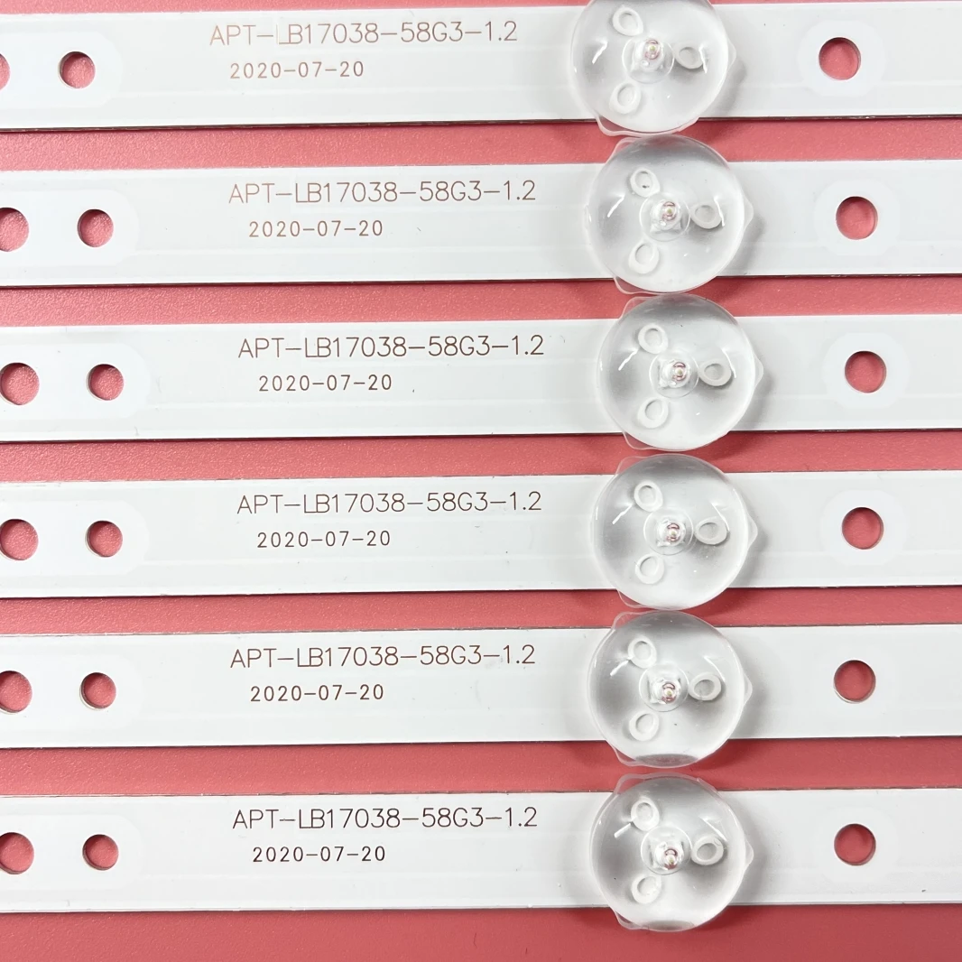 Led Backlight Lamp For Skyworth 58" TV 58G2A 58G3 58K5D APT-LB17038-58G3-1.2 RDL580WY(TD0-002) V580DJ4-MD1 5850-W58006-0P00