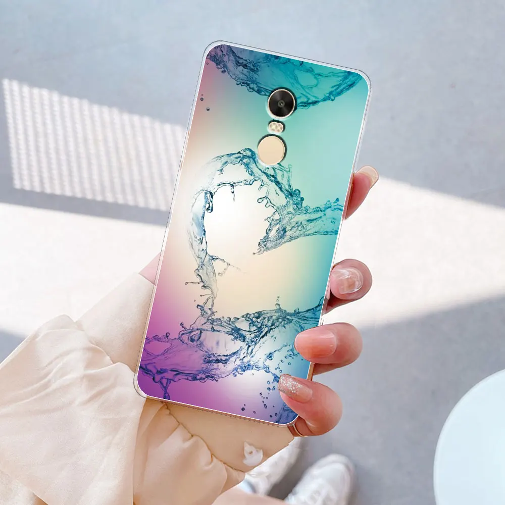 Clear Soft Silicone Phone Case - Transparent Back Cover for Xiaomi Redmi Note 4/4X