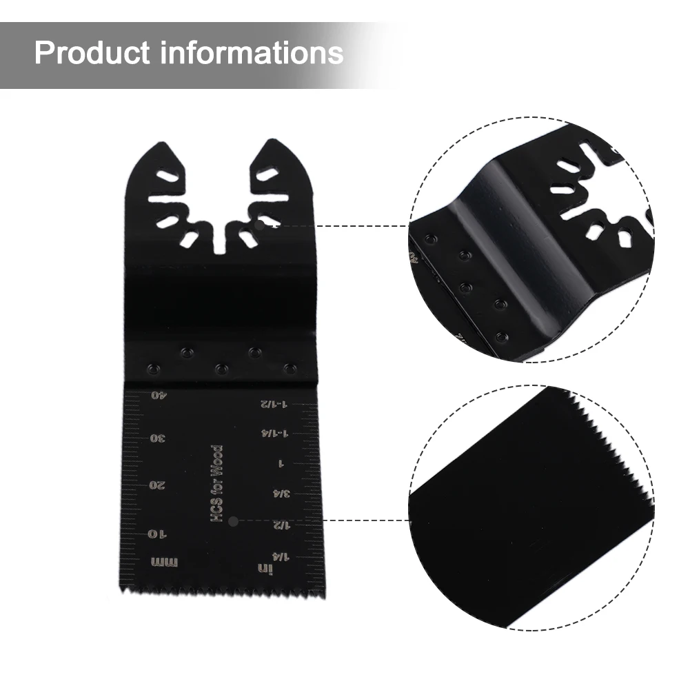 

Oscillating Multi Tool Blades Black Blade Cutter Cutting Blades For Wood Metal Plastic Cutting High Carbon Steel Durable