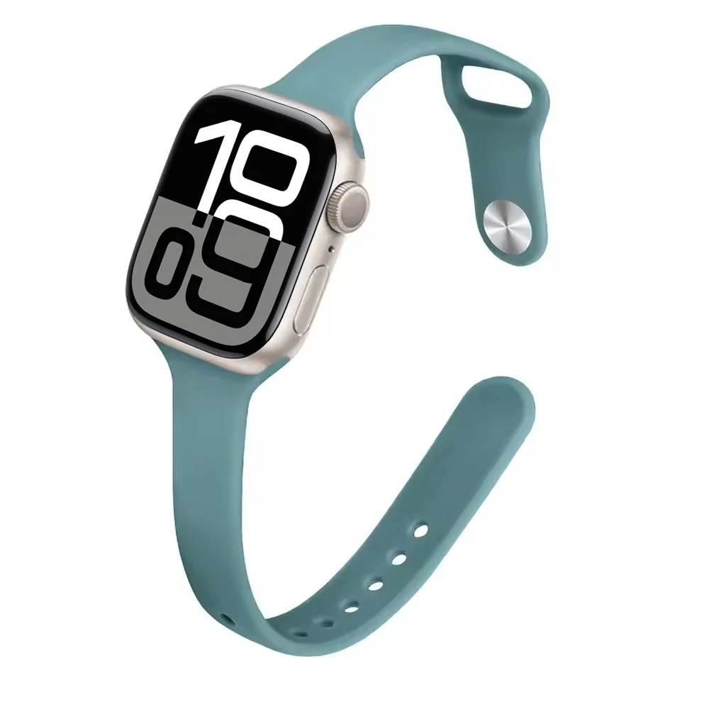Breathable Silicone Strap for Smartwatch - Elegant Bracelet Design