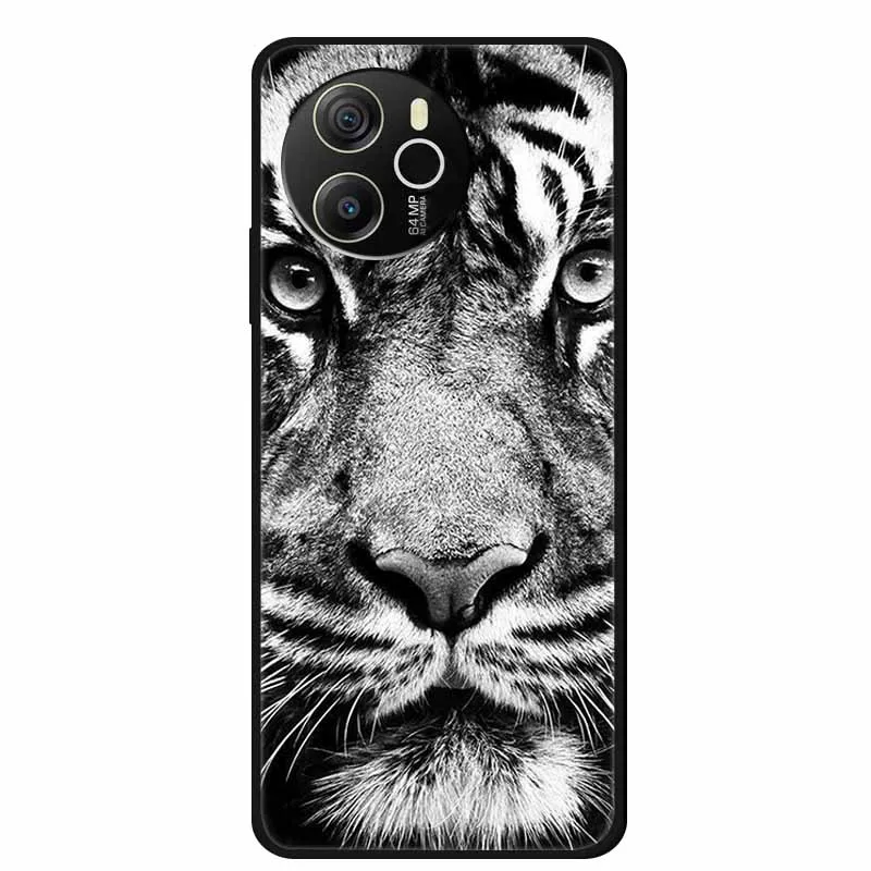 Black Silicone Soft Back Protective Case Cover