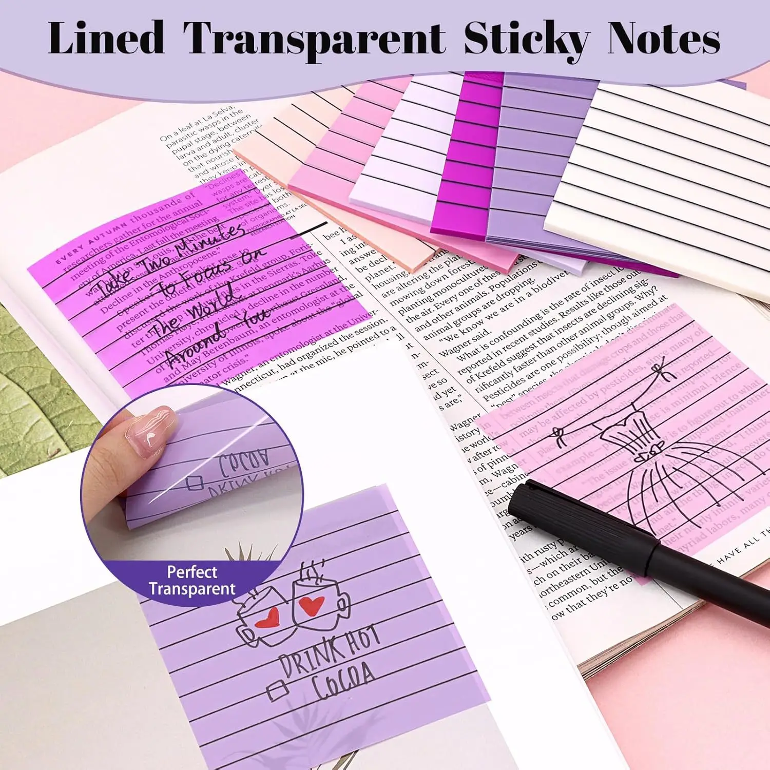 INS Style Colorful Sticky Notes Customized Student Mark Note Stickers Printable and Tearable Sticky Notes N Times - 2