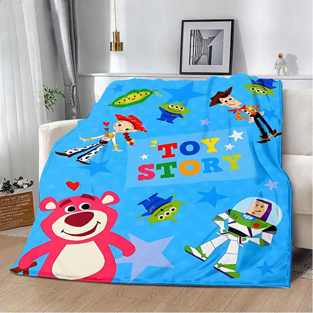Cartoon Disney Toy Story Printed Blanket Picnic Blankets Warm Blanket Soft and Comfortable Blanket Home Travel Birthday Gift 6