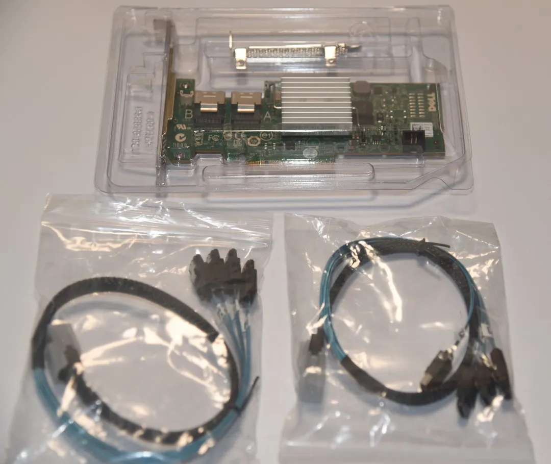 Dell H200 Ele Modo Sata Sas Sas2008 Hba Controlador Raid 6gbps Pcie x8 Lsi 92118i M1015 Zfs Nas Unraid Mais Cabo Sata