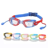 Kid Children Swim Goggles Professional Waterproof Anti Fog UV Protect HD Swimming Pool Water Sport Glasses Eyewear with Earplugs 1