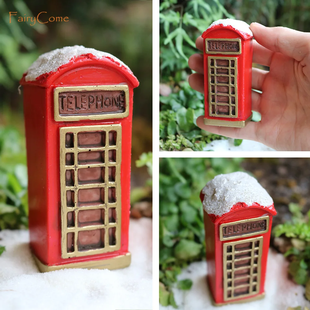 Festive Resin Mailbox Ornament with Puppy