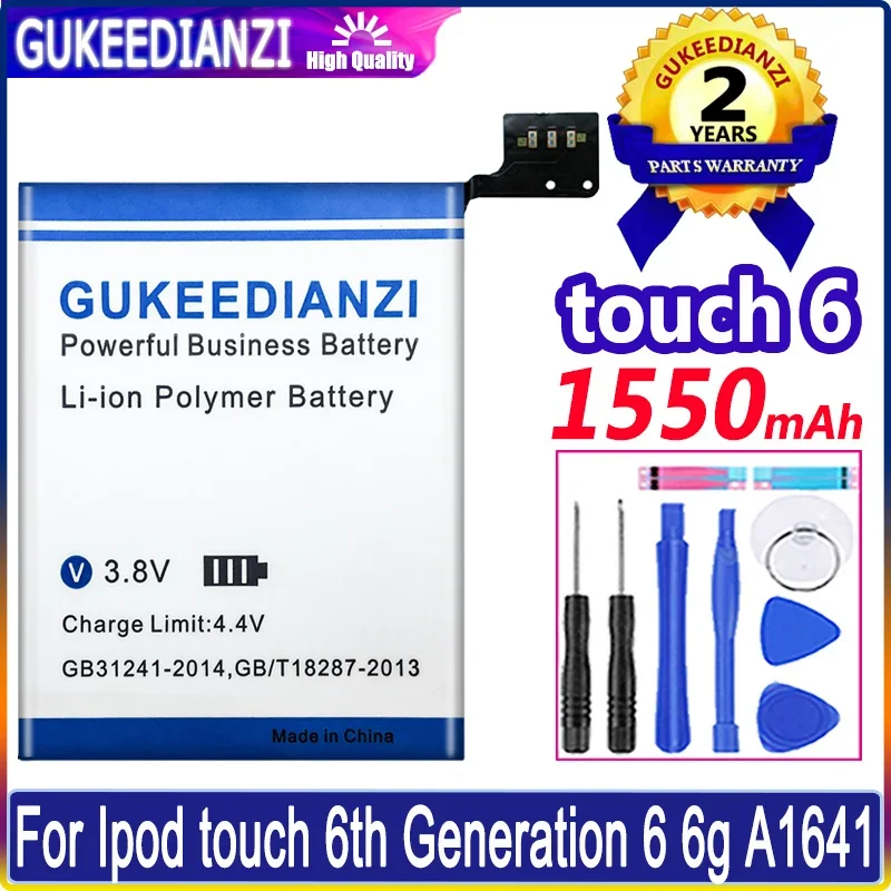 Batteria Per Apple Ipod Touch 5Th 4Th 6Th Touch 4 5 6 Generazione 6 Generazione 6 4G 5G 6G 616-0553 /Lis1458Appc A1641/616-0621