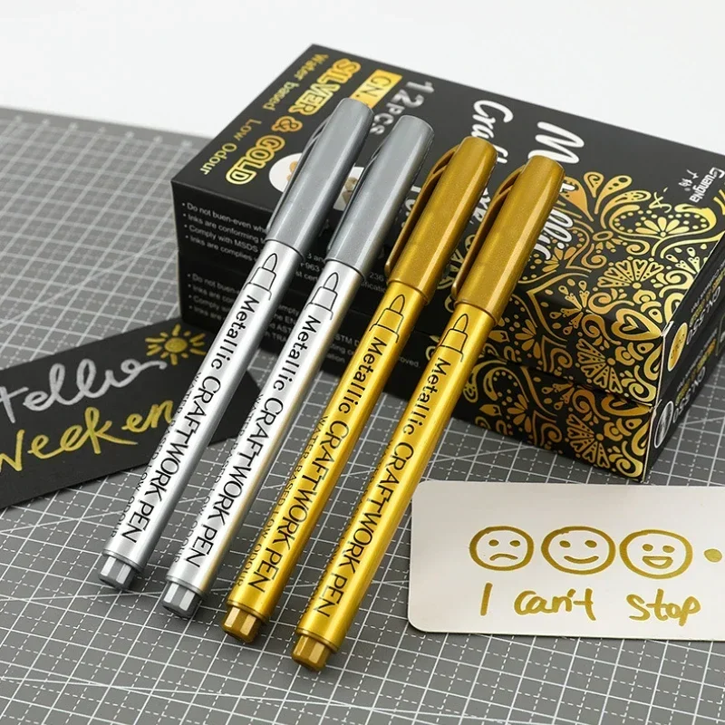 Permanent Marker Pen Metallic Marker Pen For Craft Scrapbooking