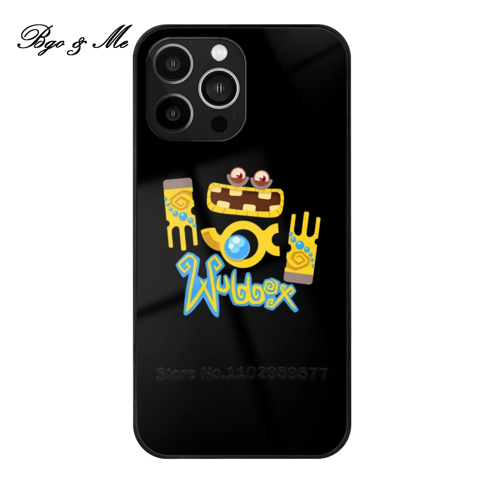 My Singing Monsters Wubbox Custodia In Vetro Temperato Tpu Per Iphone 15 14 13 12 Pro Max Cover My Singing
