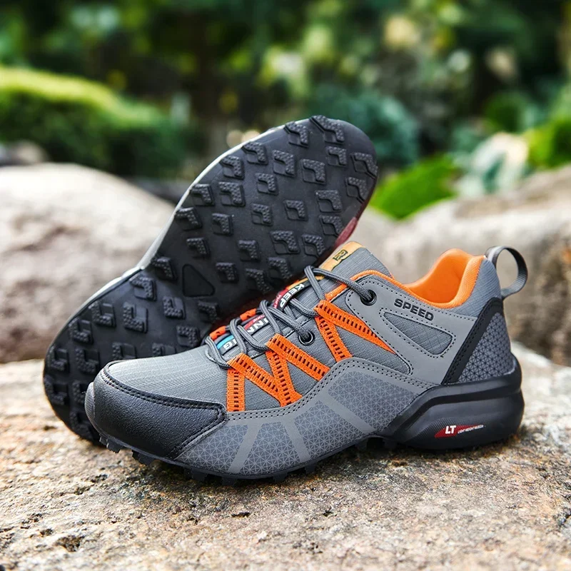 

Outdoor Sport Hiking Shoes Men Women High Quality Trail Trekking Leather Mountain Climbing Shoes Waterproof Sneakers