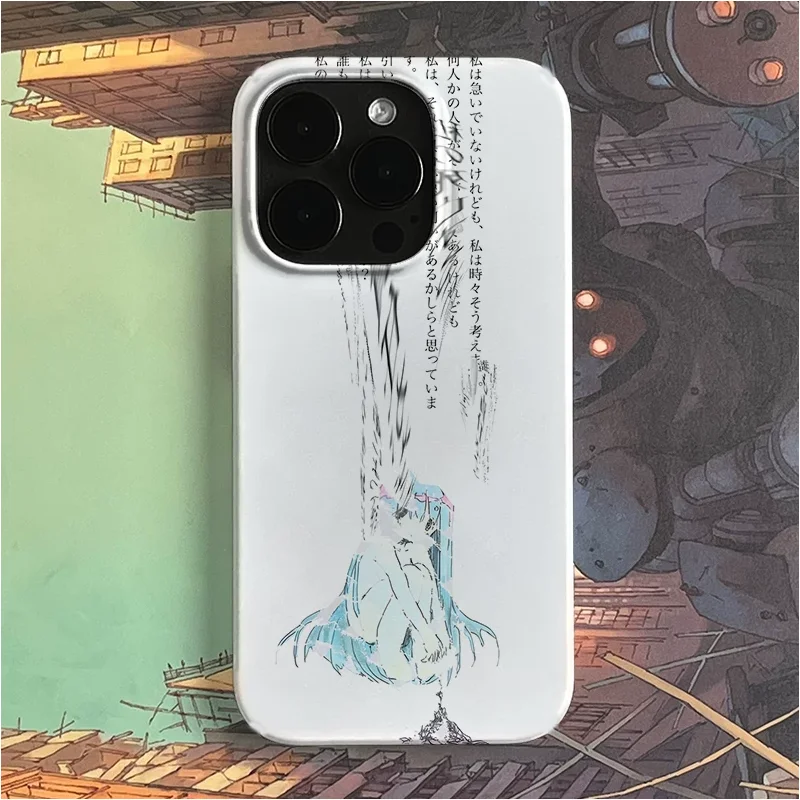 Adorable Kawaii Anime Girl Cartoon Phone Case Cover