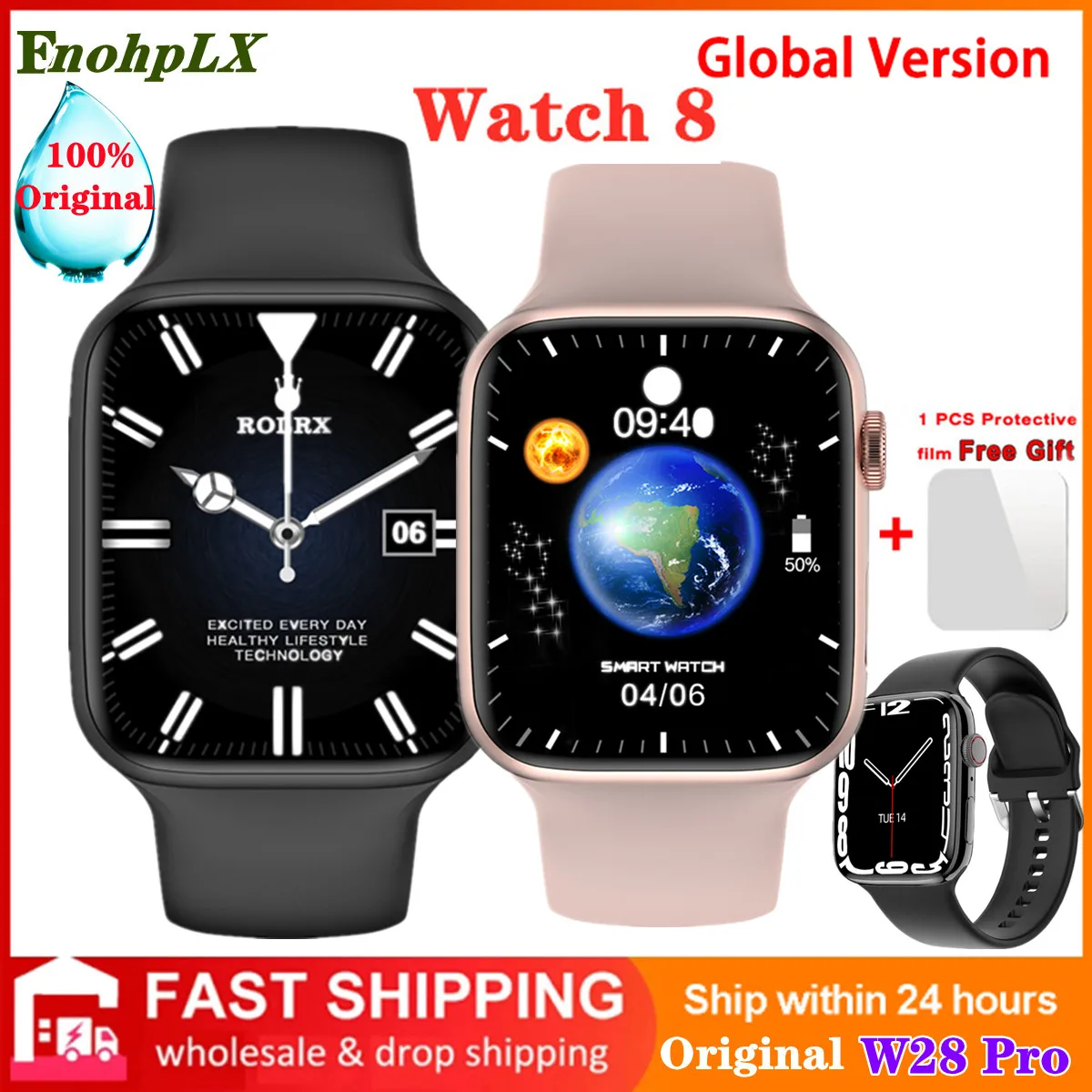 Original W28 Pro Full Screen Smart Watch 44MM Men W 28 Pro Max
