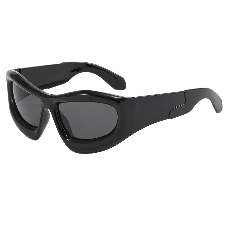 Hot Selling Trendy Men Cycling Climbing Glasses Girlsfashionable Sunglasse High-end Silver Sunglasses Y2K Square SunglassesUV400