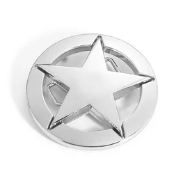 Zinc Alloy Hollow Pentagram Belt Buckle Casual Western Cowboy Waistband Components Men's Jeans Accessories for 3.8-4cm Width