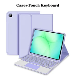 Enhanced Keyboard Case with Pencil Slot and Bluetooth - French (Purple 3)