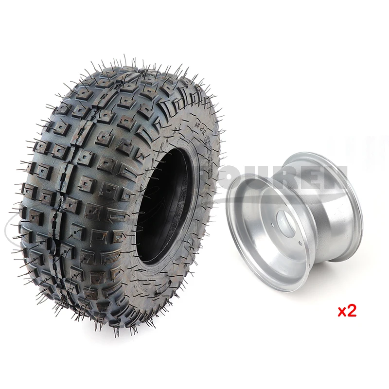 2Pcs/Lot 6 Inch ATV Wheel 145/70-6 All Terrain Vehicle Tyre Fit For 50cc 70cc 110cc Small  Quad Front Or Rear Wheels for atv utv all terrain vehicle pass 1 75 2 inch interior rearview reversing mirror wide angle mirror rear mirror