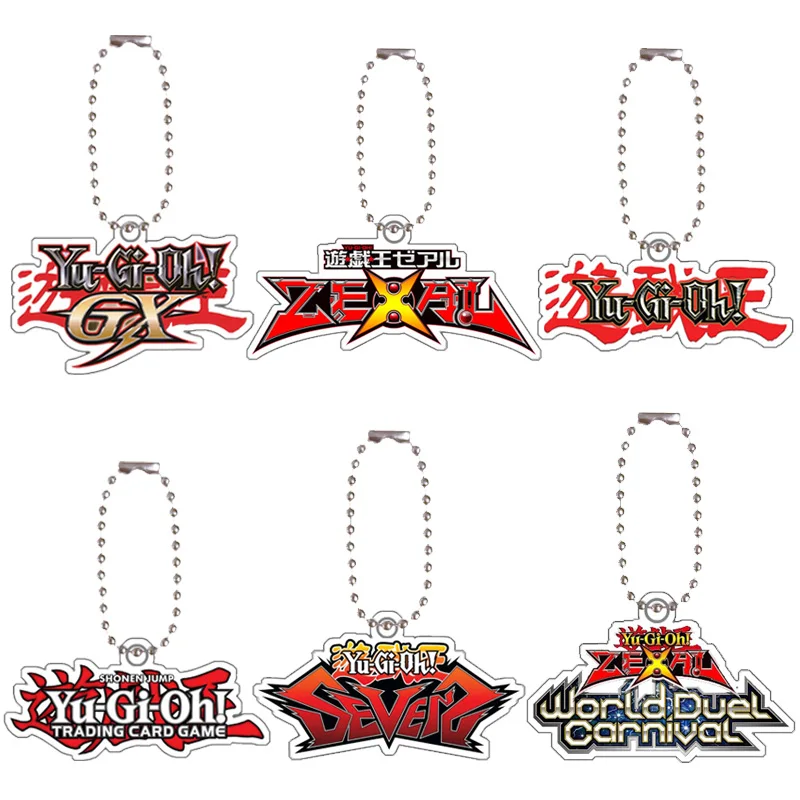 Anime Game Logo Acrylic Keychain - Creative DIY Bag Decoration Pendant