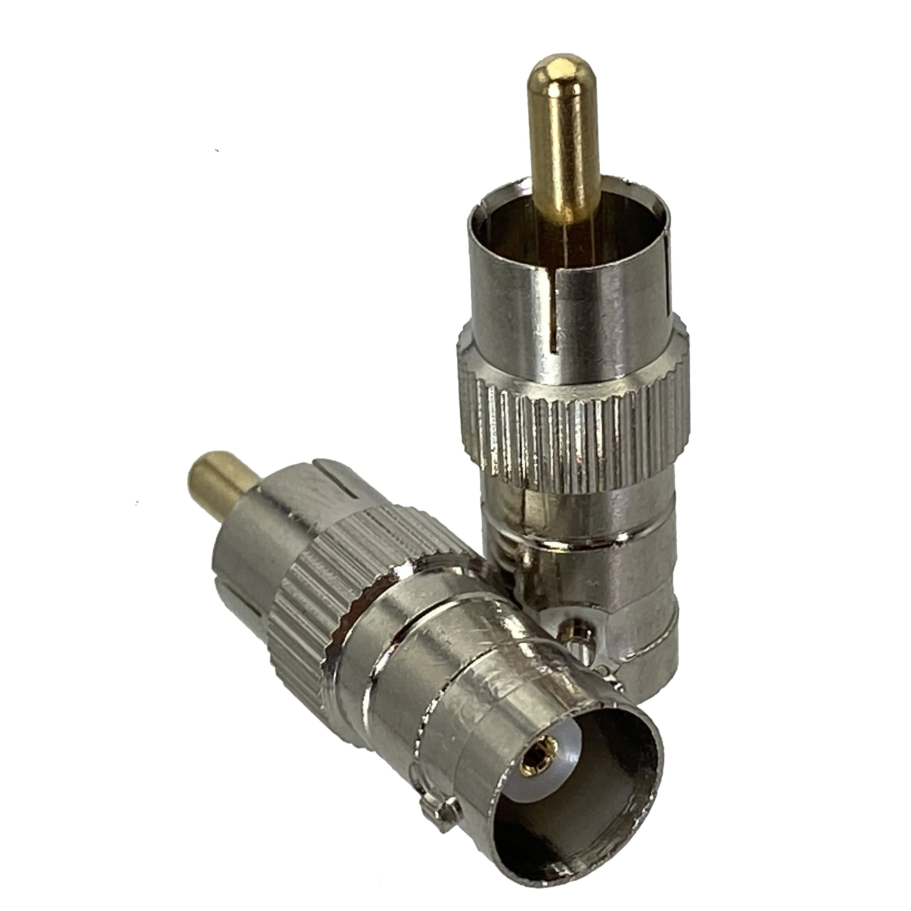 1 pz BNC a RCA TV spina maschio e connettore adattatore RF centrale Jack femmina terminali a filo 50ohm