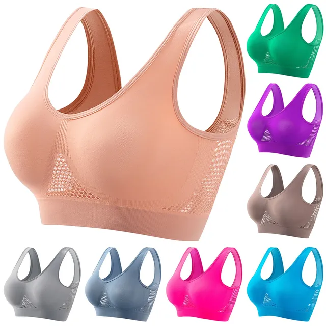 Women's Fashionable Sport Bra One Shoulder Sports Bra Top Bras for Women Women Bras Wireless Front Closure Work Out Bras 6