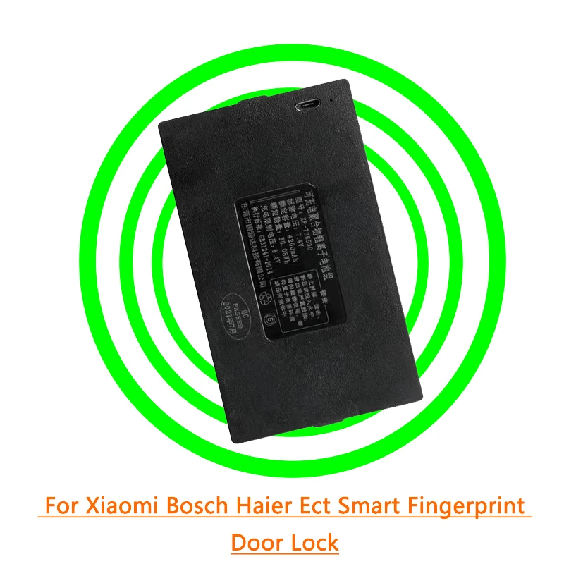 

7.4V Polymer Lithium Smart Door Lock Battery 5000mAh For Xiaomi Bosch Haier Ect