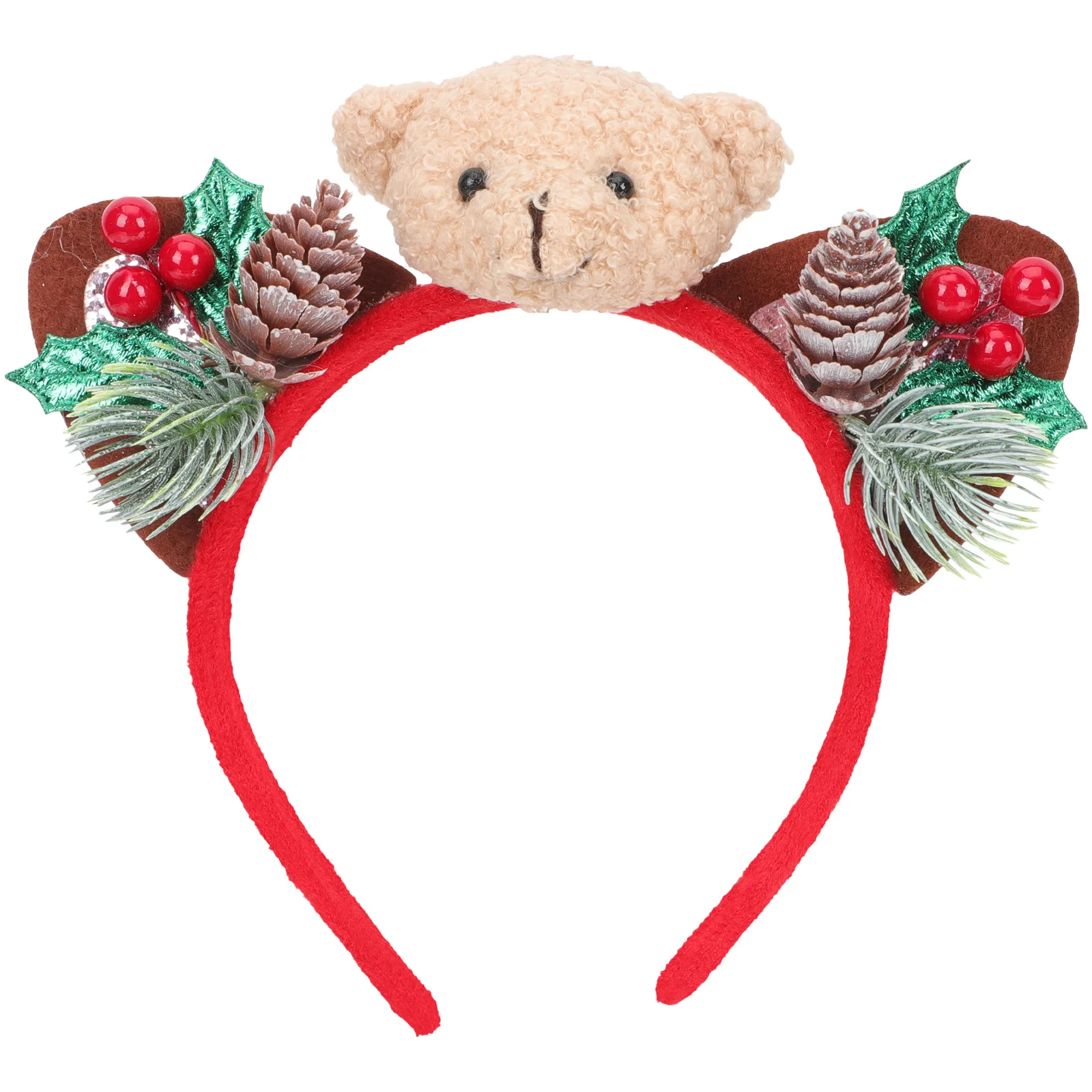 

Christmas Hair Hoop Xmas Party Lovely Bear Hairband Hair Accessory for Festive