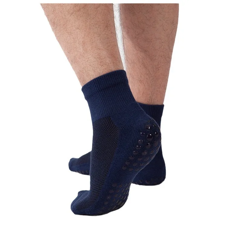 Unisex knöchellange, rutschfeste Yoga-Socken mit Silikongriffen, atmungsaktive Mesh-Pilates-Socken für Damen und Herren, 2 Größen für alle Workouts – Detail 25