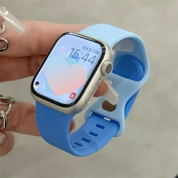 Chic Candy Color Soft Silicone Band - Pink Wristband - Ultra - Ultra2 (Dark Light Blue)
