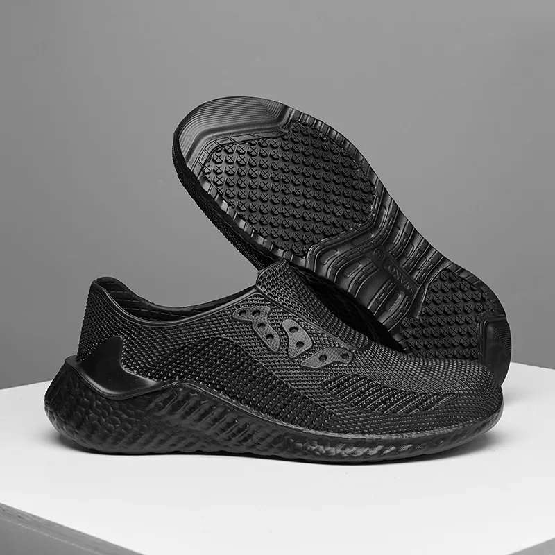 Men's Kitchen Work Shoes Chef Shoes Slip-Resistant Waterproof Oil-Resistant
