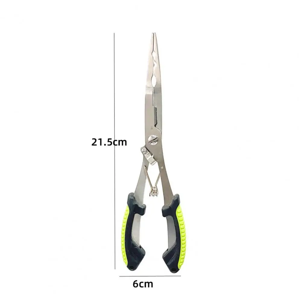 21cm Color Titanium Line Cutter Scissors Fishing Fisherman's Fishing Pliers  With Bag Long Nose Hook Remover Tools - AliExpress