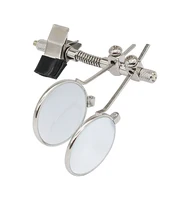 Loupe pour réparation de montres, Double lentilles 10X, loupe à Clip en acier inoxydable, diamètre rotatif 25mm, loupe monoculaire 2