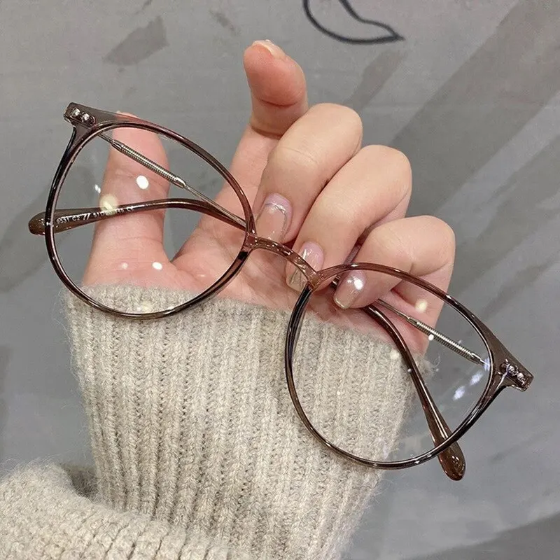 

2023 Clear Glasses Women Men Round Frame Clear Glasses Optical Lenses Girls Glasses New Arrival Anti Blue Light Glasses очки