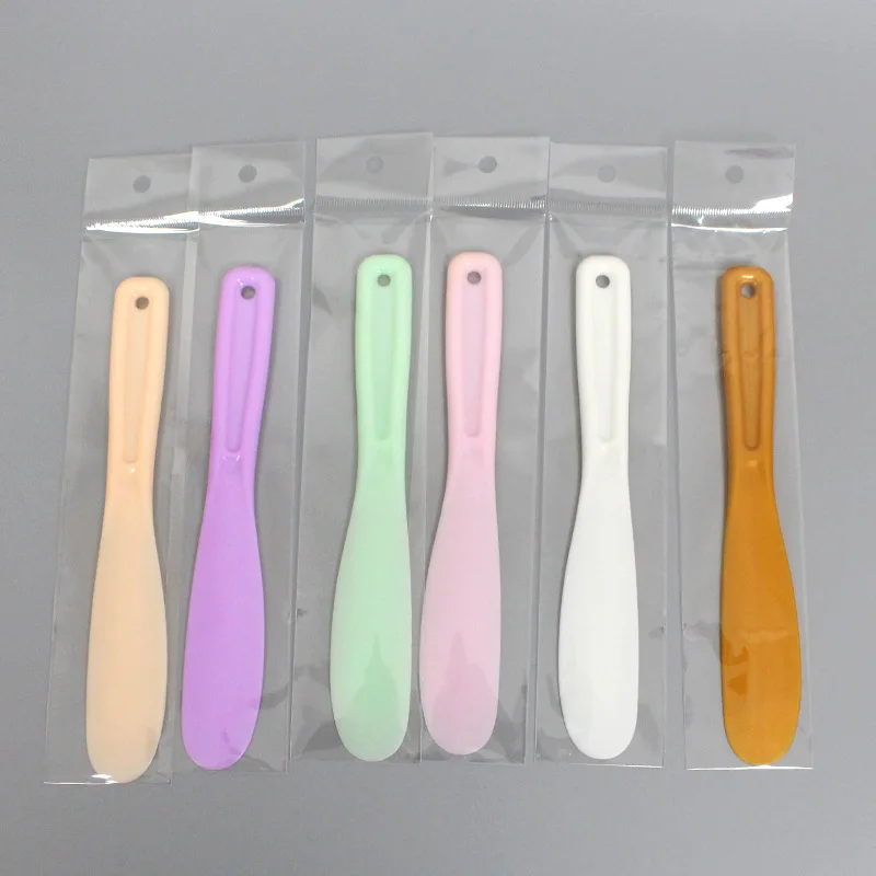 Makeup Tool DIY Mask Stick Stirring Scraper Large Facial Mask Stick Disposable Cosmetic Spatula Scoop 1Pcs