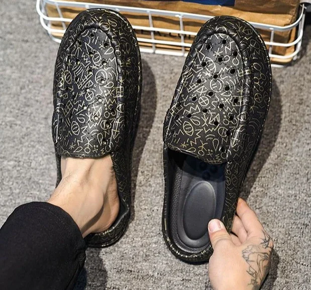 Men's Casual Beach Slides - Comfortable Eva Flat Slippers_voghion.com